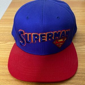 SIX FLAGS Superman Blue/Red SnapBack Hat